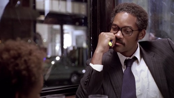 CHRIS GARDNER, interpretado por Will Smith não desiste de seus negócios no filme Em Busca da Felicidade