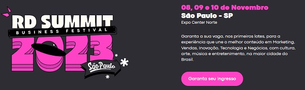 O RD Summit 2023 vai acontecer pela primeira vez em São Paulo